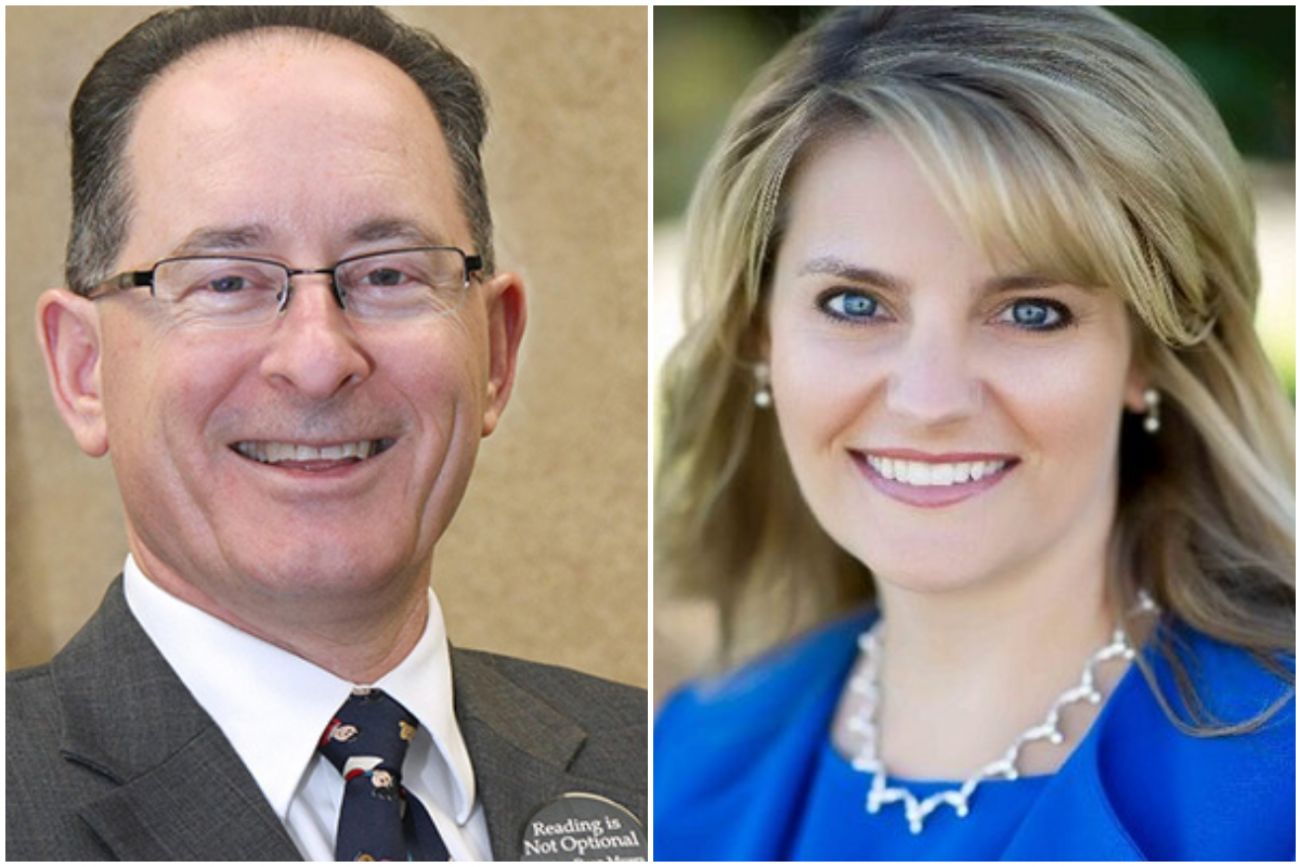 Michael Rice is Michigan State Superintendent. Casandra Ulbrich is president of the State Board of Education.