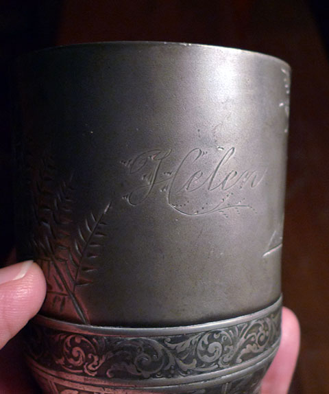 pewter mug