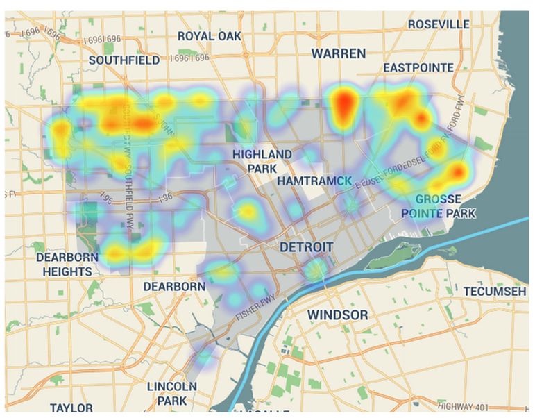 weed heat map