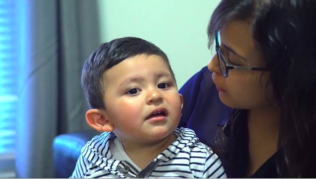 maria with son