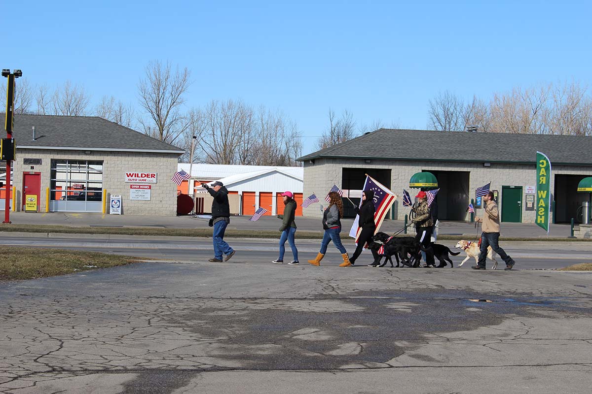 Trump marchers
