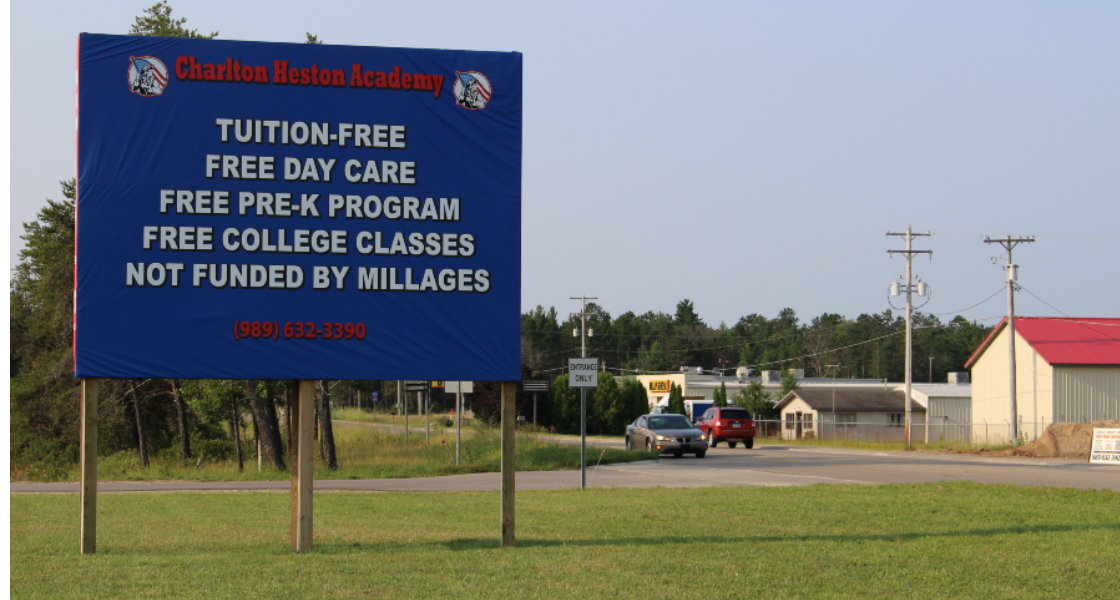 Charlton schools sign Charlton schools sign