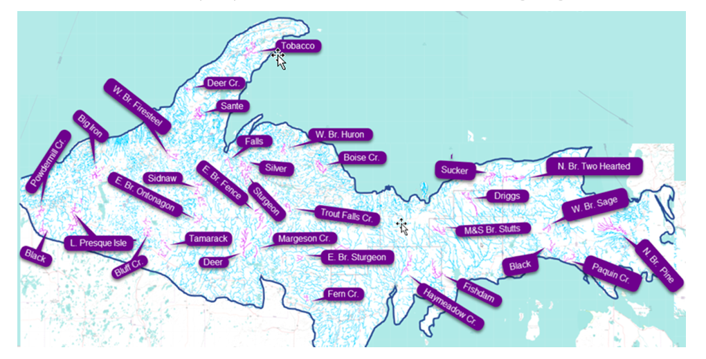 Michigan Trout Streams Map How A Typo Revived A Michigan Fish Feud Over Hungry Yoopers And Science Bridge Michigan