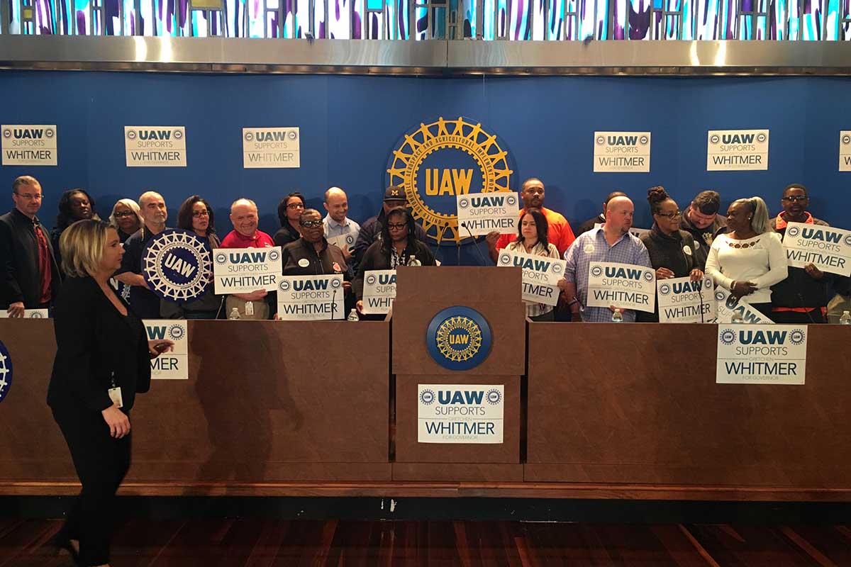 After early doubts, United Auto Workers back Gretchen Whitmer for Michigan governor ...1200 x 800