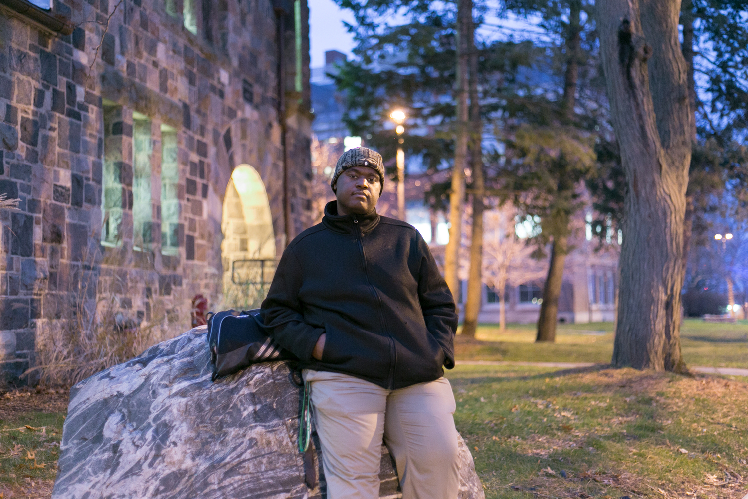 hes a college senior with a 3 4 gpa and hes homeless bridge senior in college
