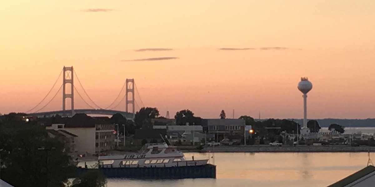 mackinac sunset
