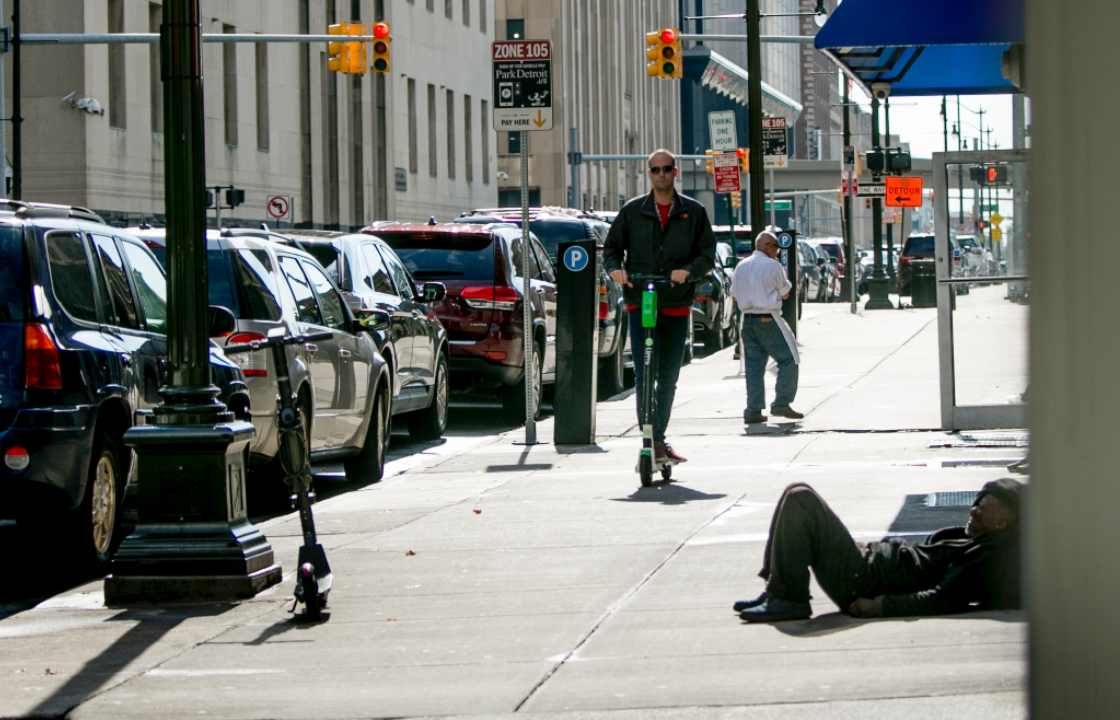 Scooters in Detroit Scooters in Detroit