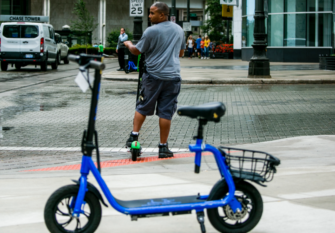 Scooters in Detroit Scooters in Detroit
