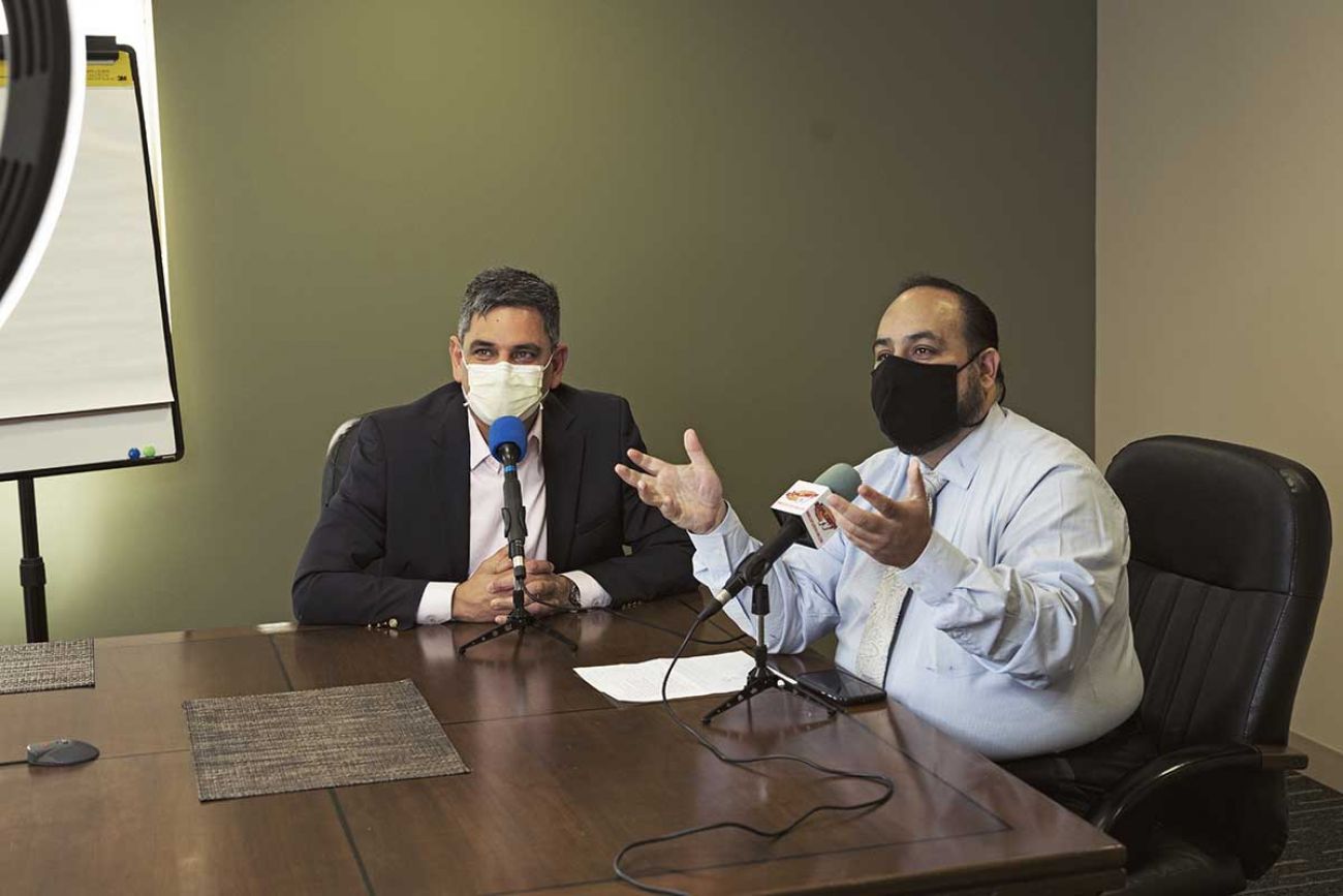 Alex Resendez, radio host and Program Manager at La Explosiva 1480 AM, interviews Dr. Felix Valbuena, MD., and CEO of CHASS Center about COVID-19 vaccines and all of the myths surrounding them.
