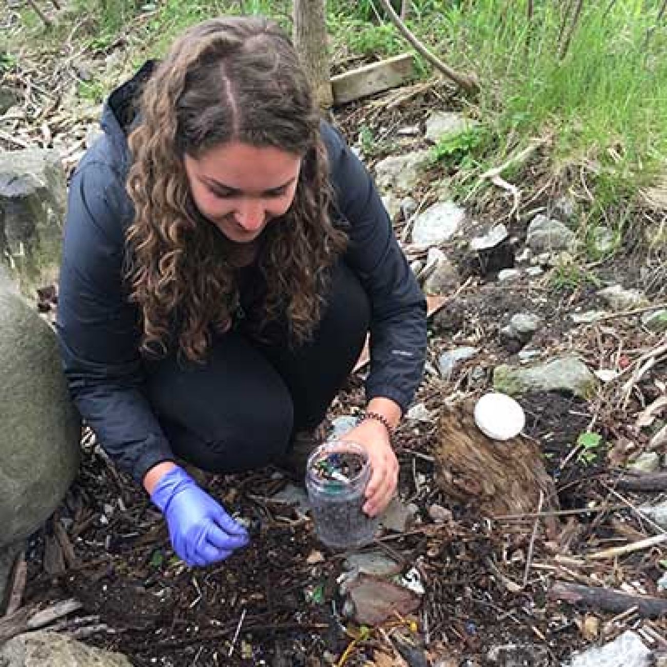 PhD student Kennedy Bucci