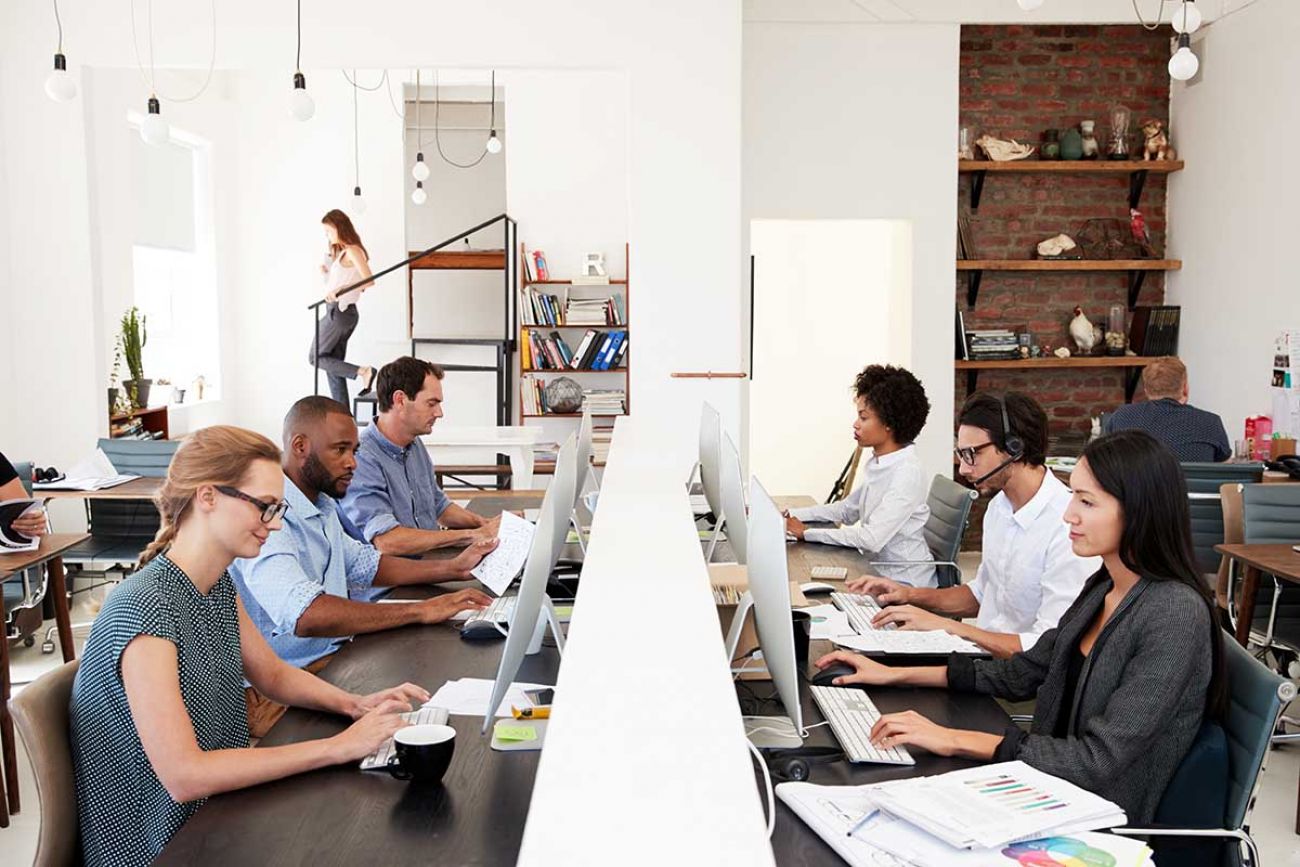 Office workers