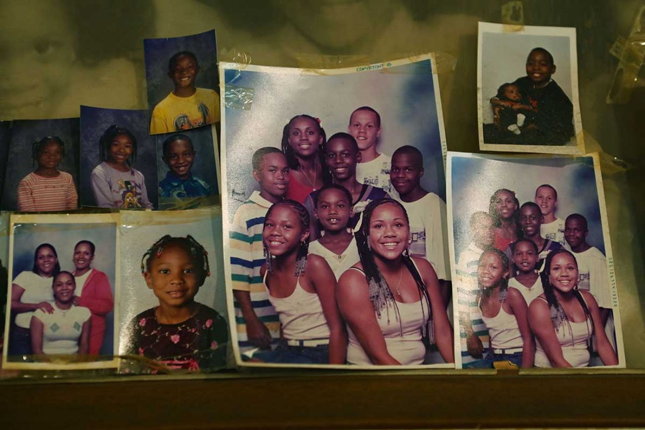 The home of Jackson resident Willie Mae Dunlap is filled with dozens of pictures of her large extended family
