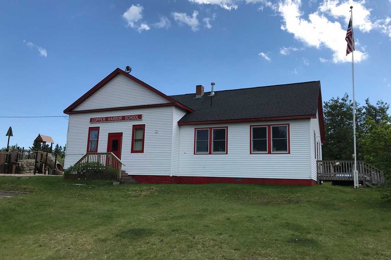 Copper Harbor’s one-room schoolhouse