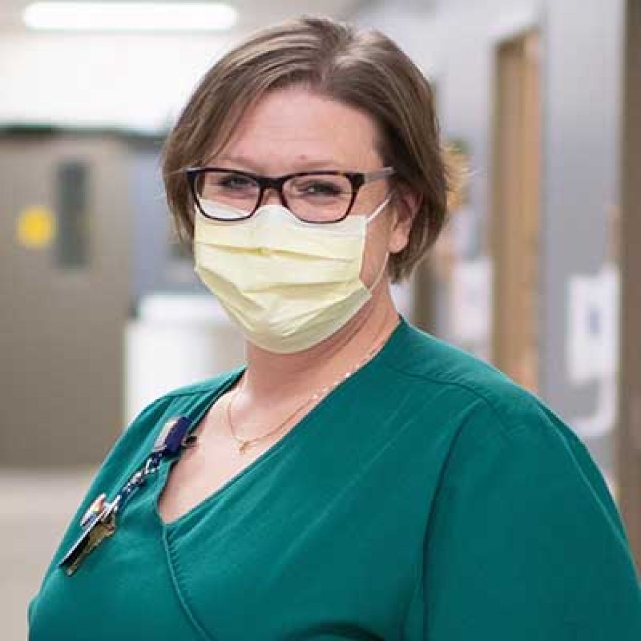 Respiratory therapist Kari Thoreson 