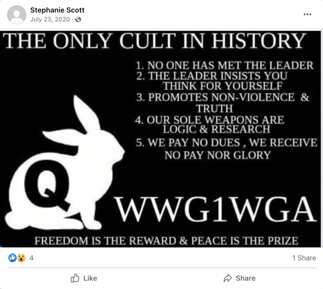 QAnon meme