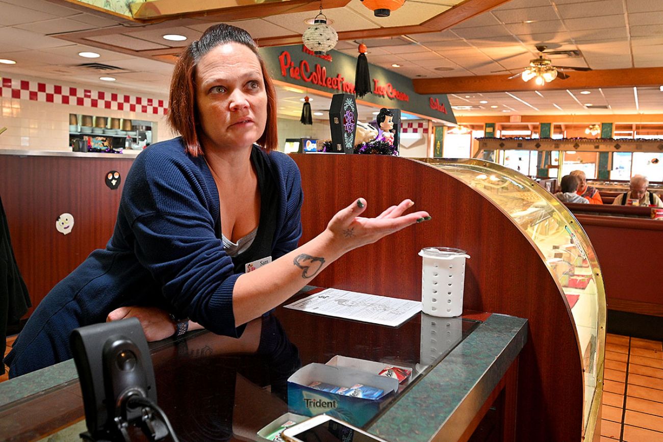 Big Boy restaurant manager Samantha Gareiss
