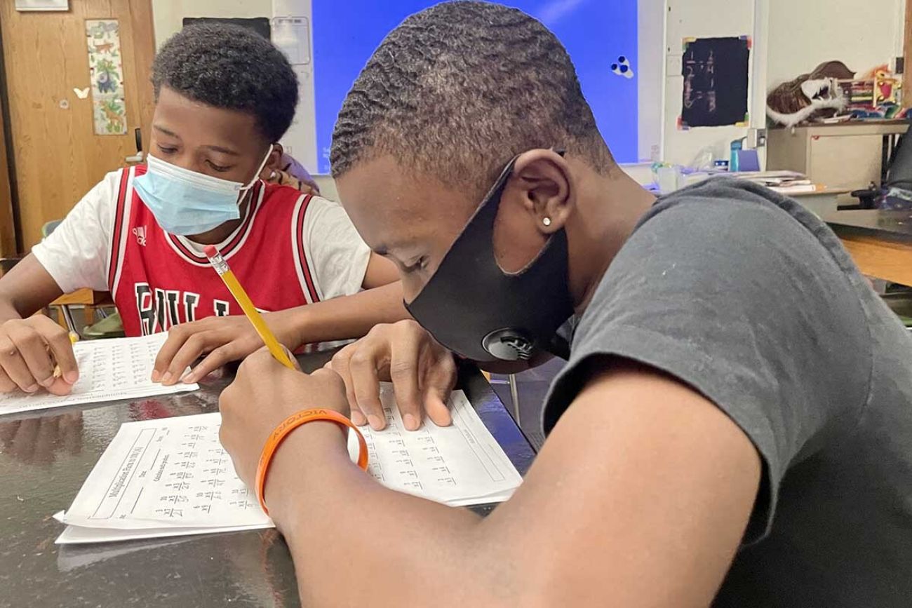 mask students