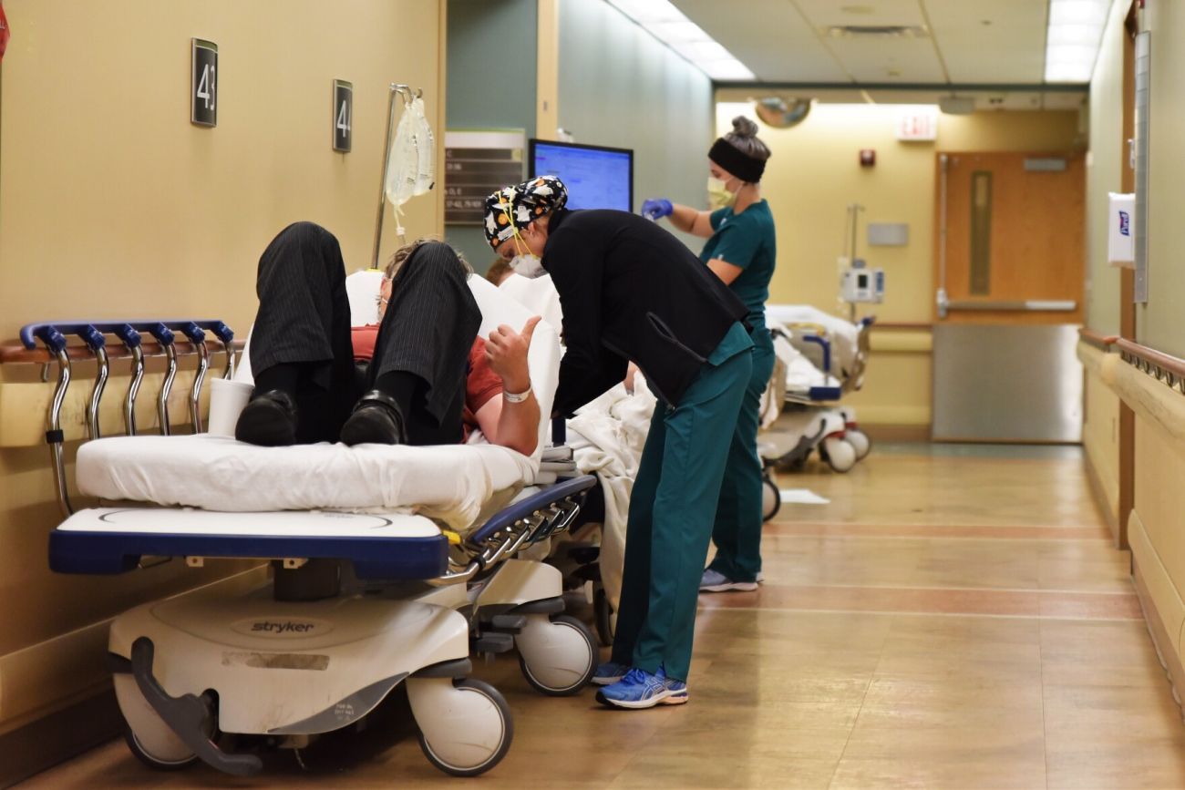 nurses at hospital