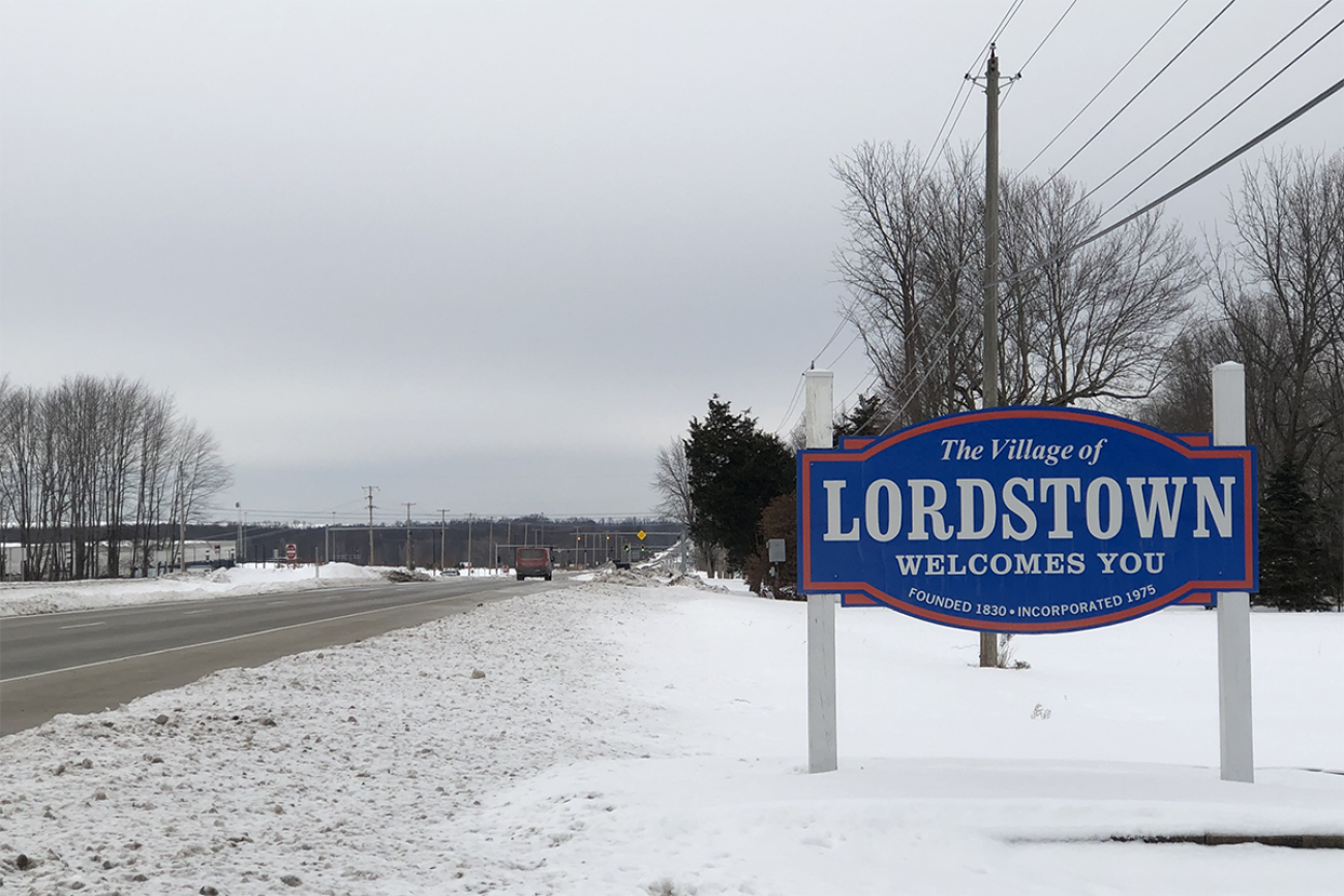 Lordstown welcome sign