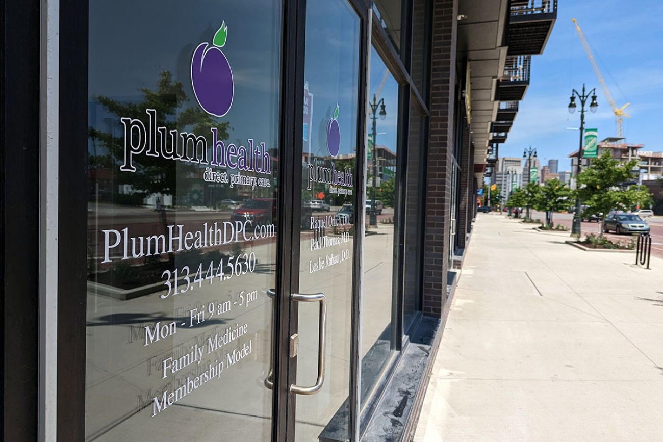 door for Plum Health