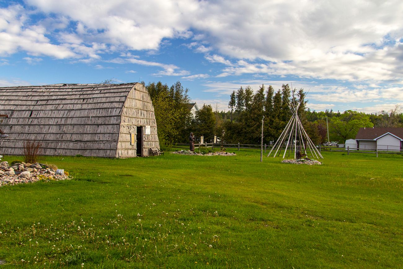 Grounds of the Ojibwa Native American Museum