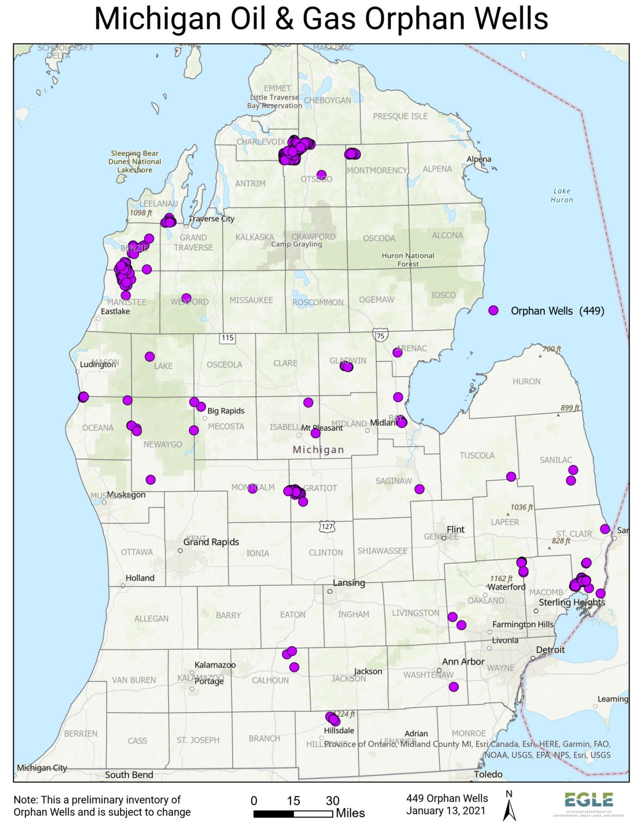 map of orphan walls