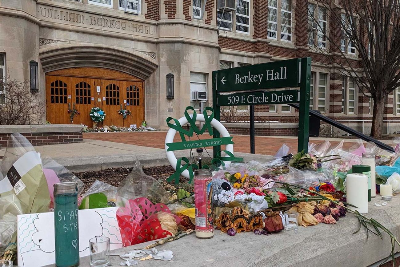 memorial outside berkey hall