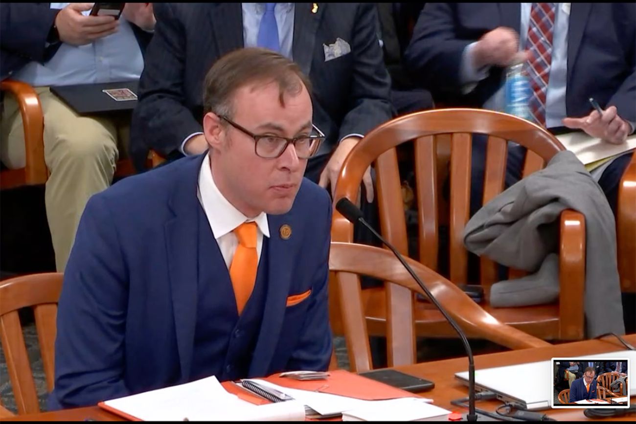 Jonathan Byrd sitting at a table