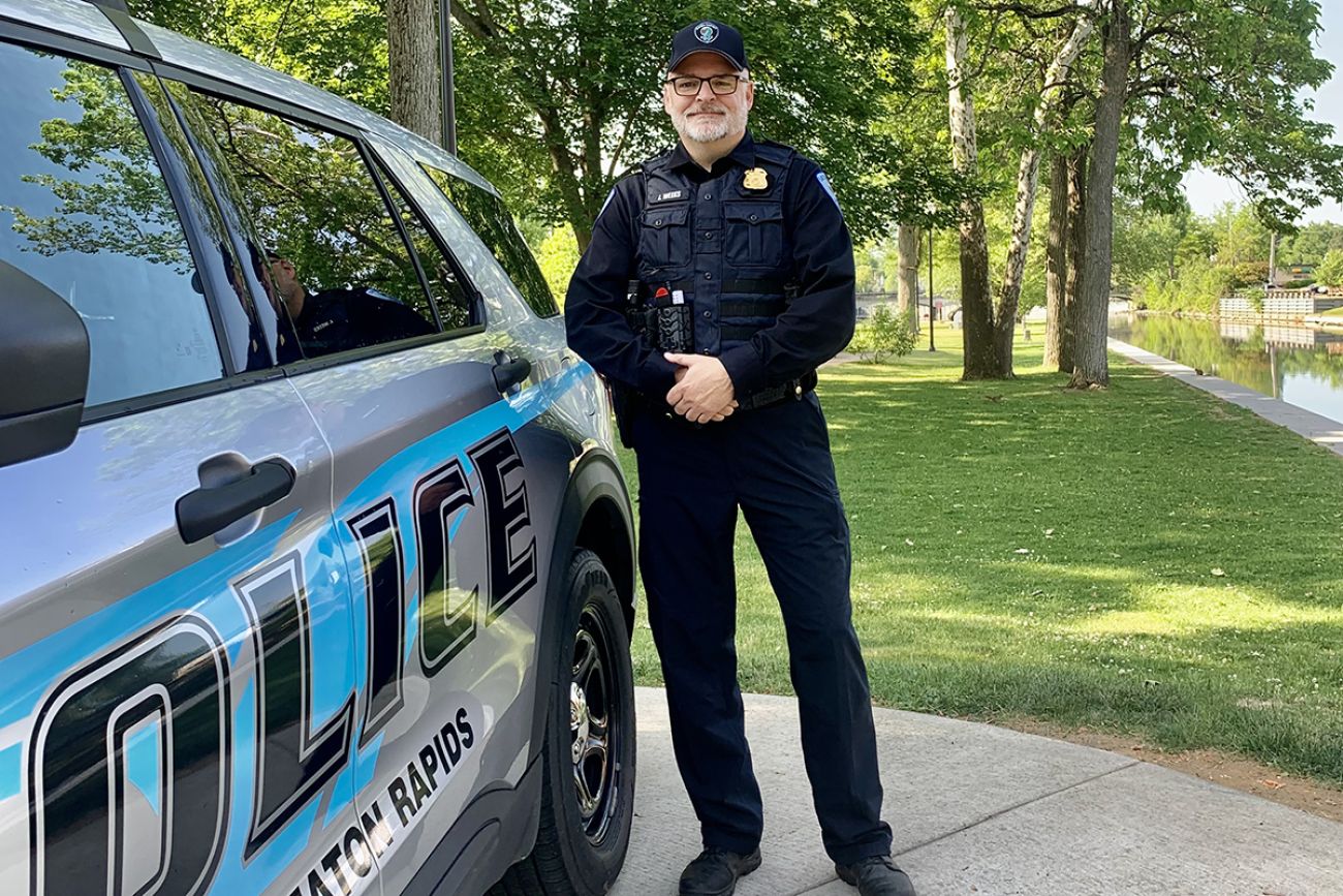 Eaton Rapids Police Chief Larry Weeks