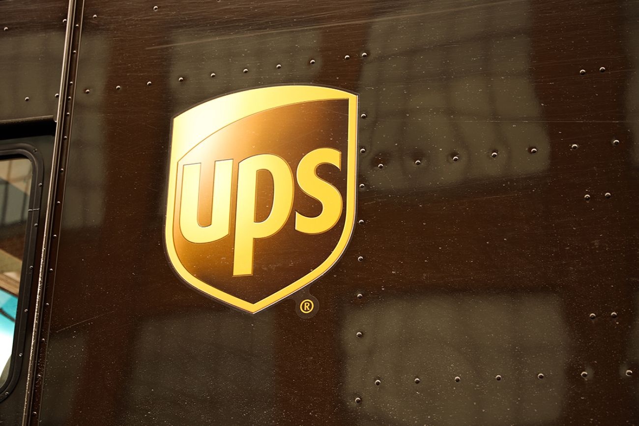 UPS delivery truck