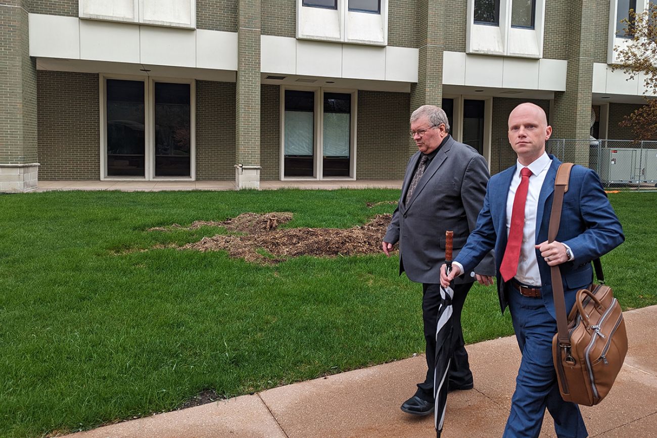 Rick Johnson walking