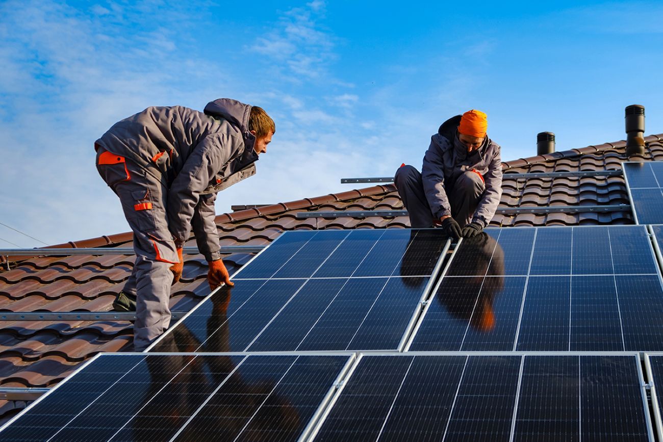 solar panels install