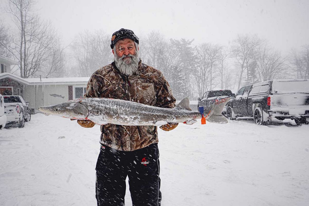 Lake Michigan Ice Fishing