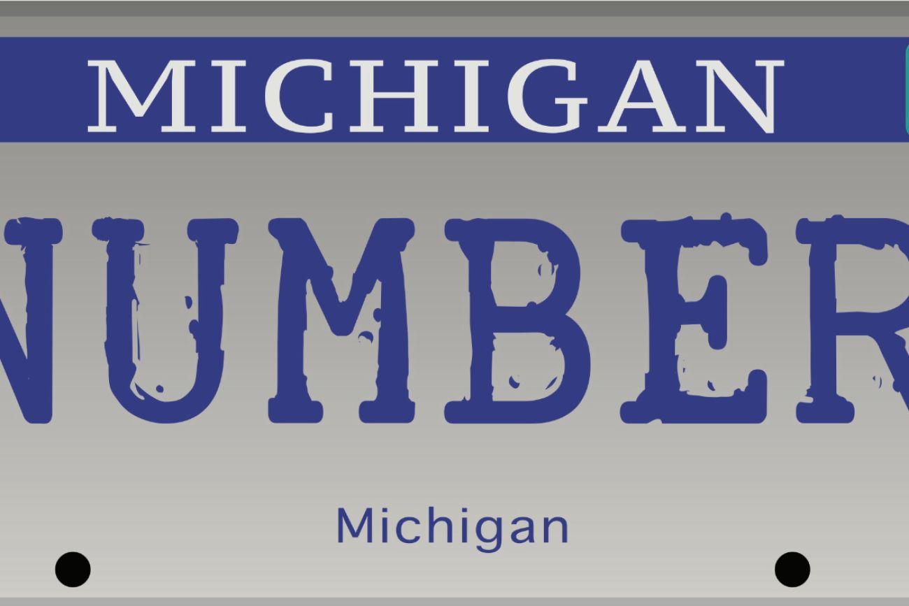 michigan license plate