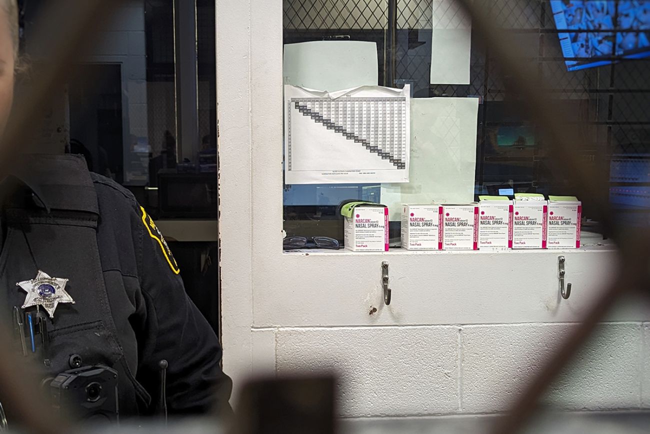 Narcan boxes in jail