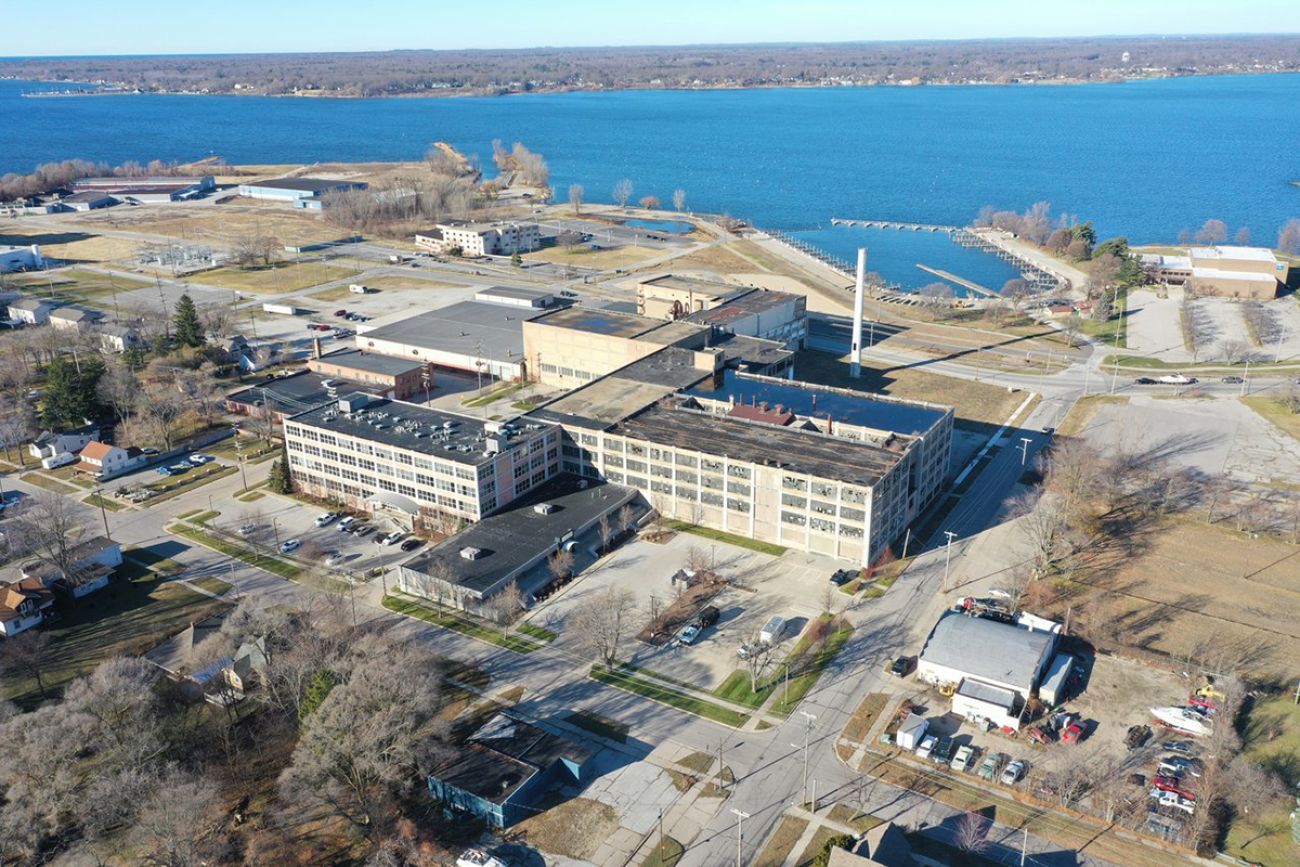 aerial of Shaw-Walker Furniture Co