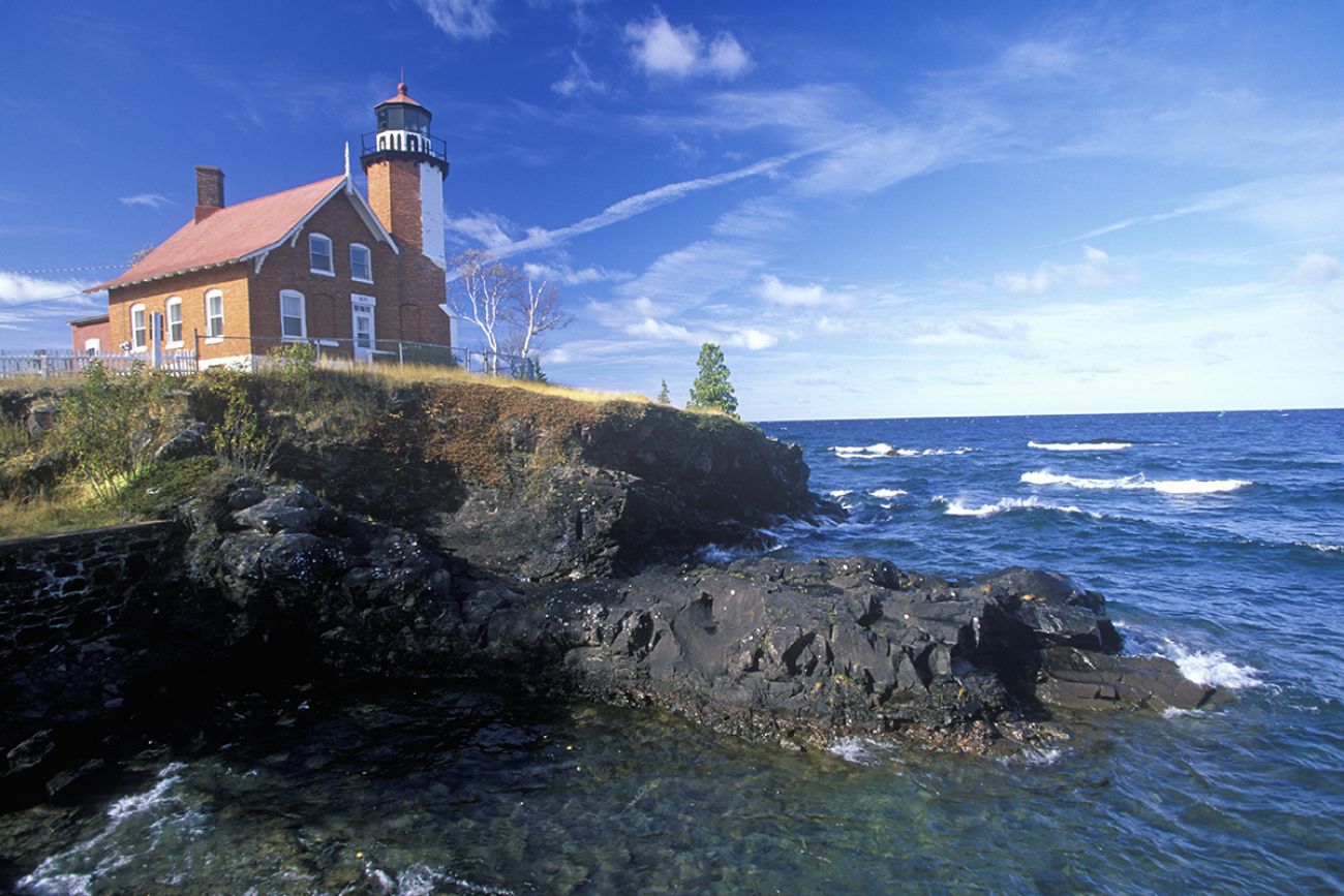 Eagle Harbor Lighthouse in Michigan