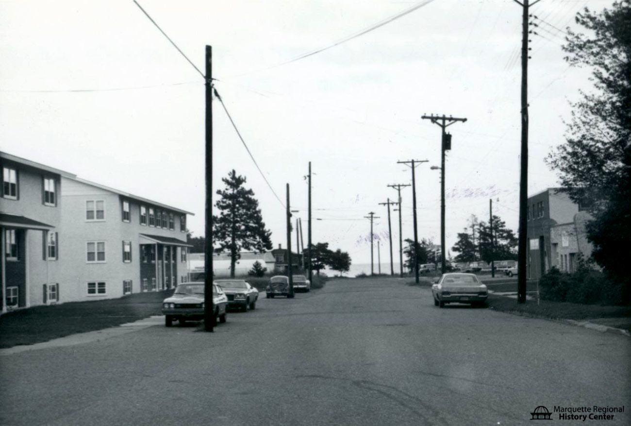 East Crescent Street near North Lakeshore Boulevard in Marquette, Michigan