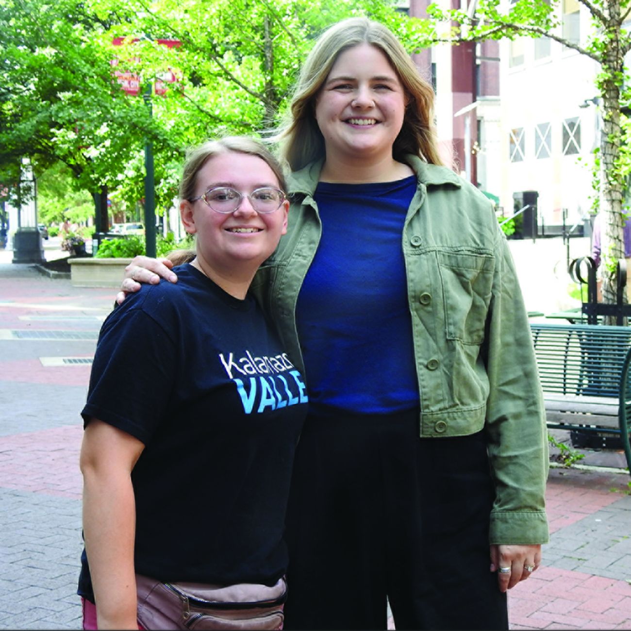 Morgan Smith standing next to Molly Fritz Henry