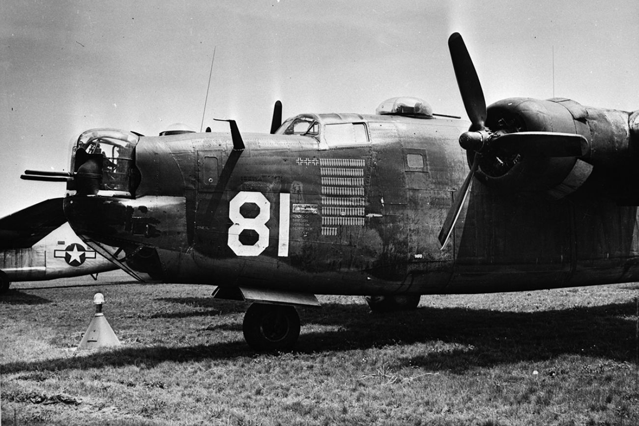 A B-24 at Willow Run in Michigan.