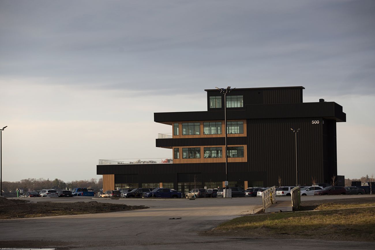 Adelaide Pointe condos in Muskegon, Michigan.