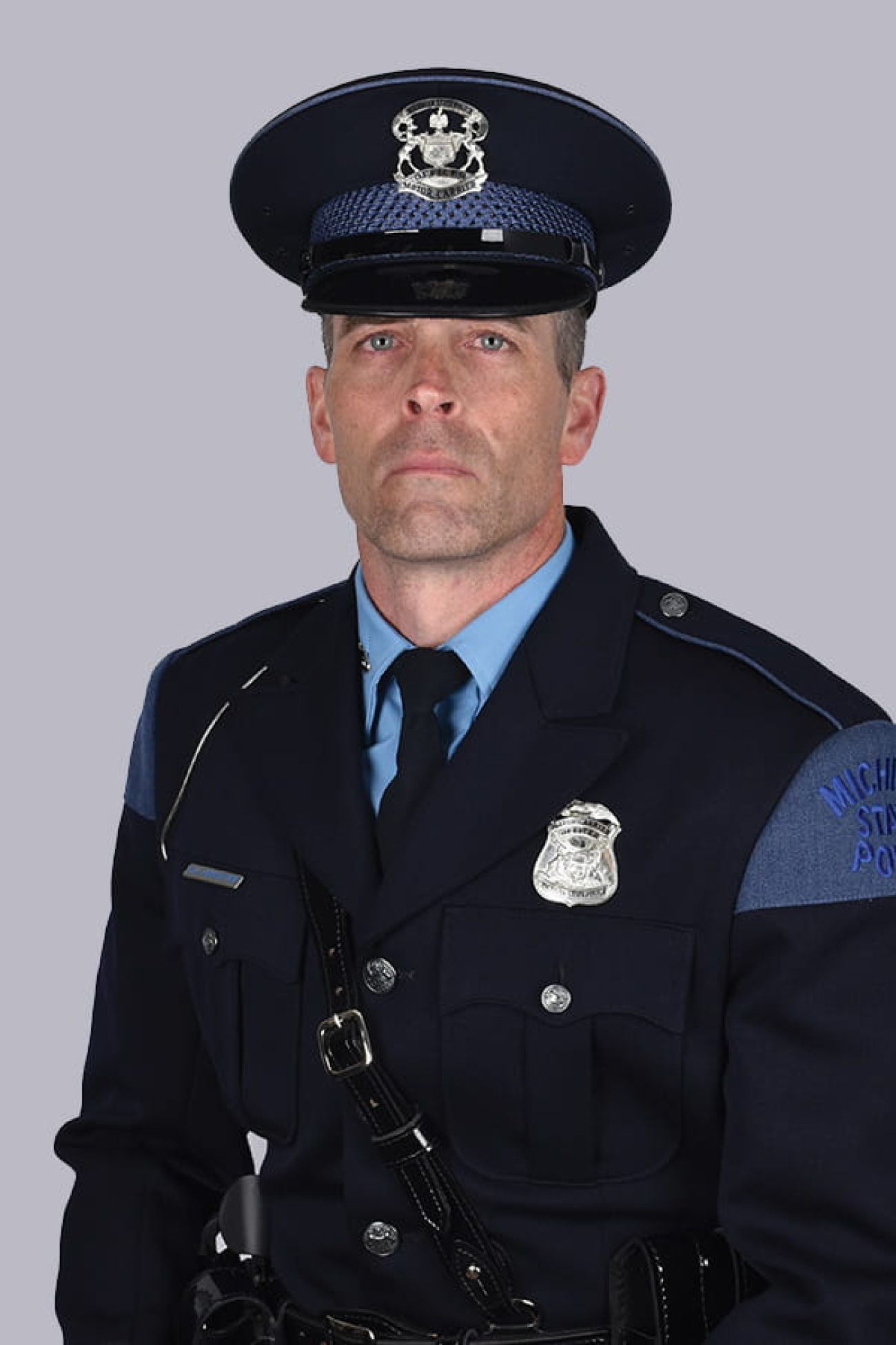 Michigan State Police officer Daniel Kerstetter headshot.