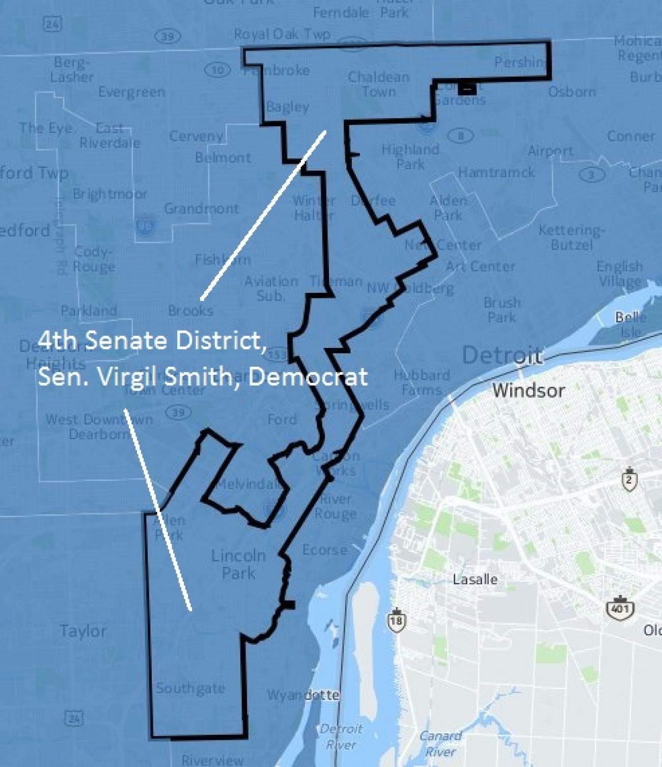 4th senate map