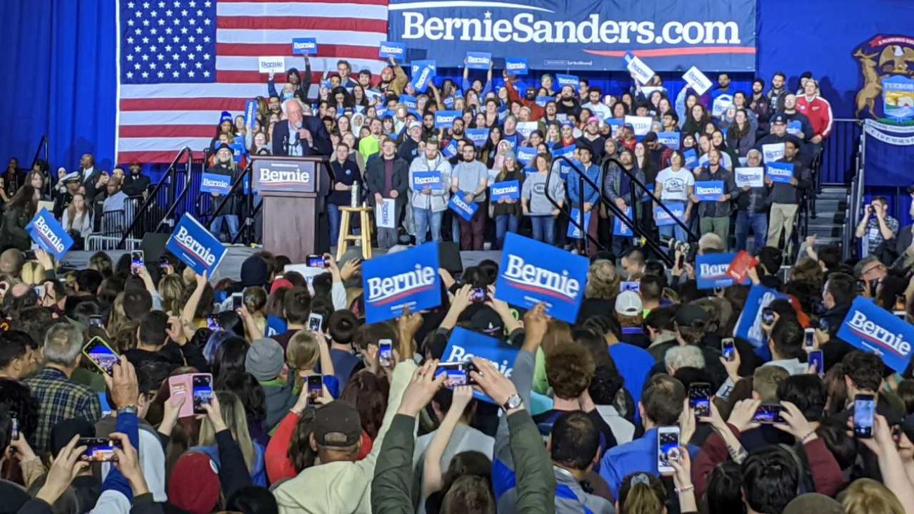 Bernie Sanders rally in Detroit