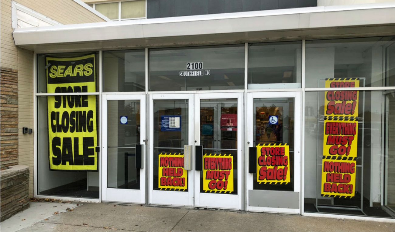 Store closing in Lincoln Park, Michigan