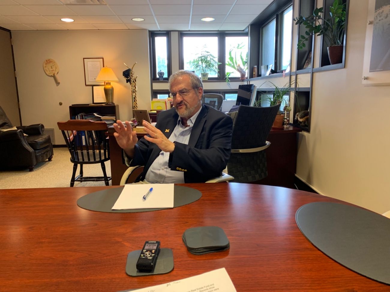 University of Michigan president Mark Schlissel