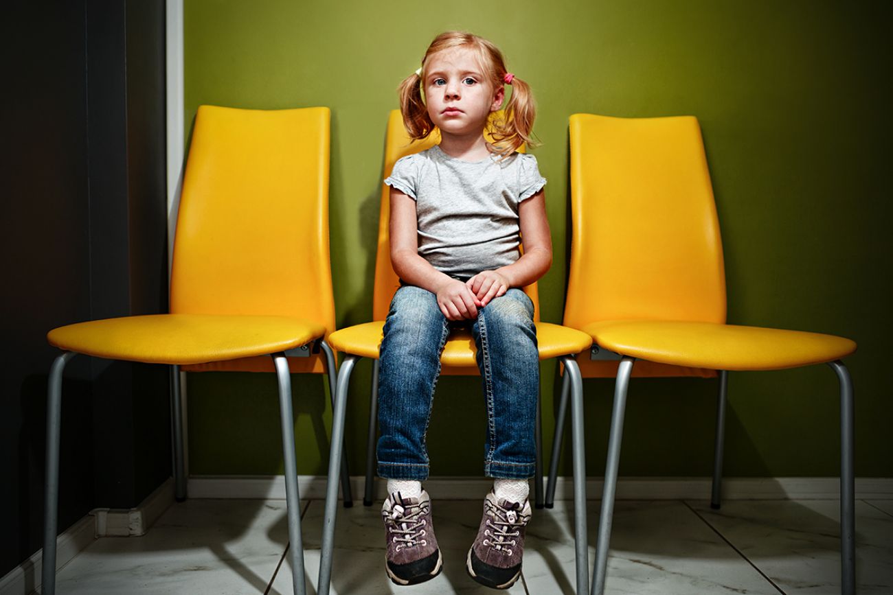 student waiting
