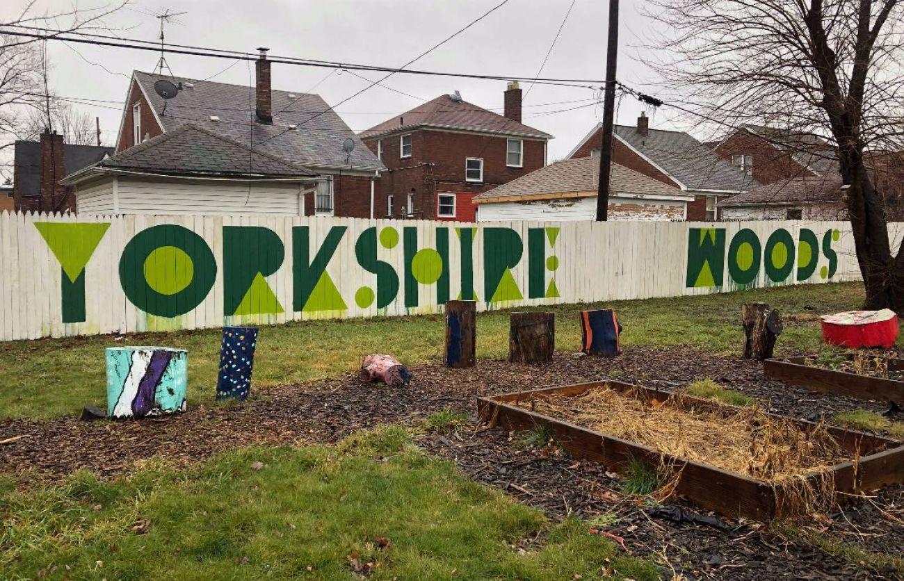 Yorkshire Woods sign