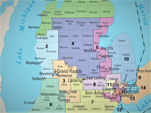 michigan congressional map
