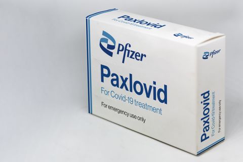 a box of Paxlovid